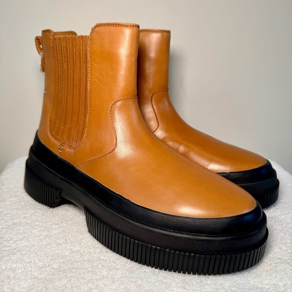 Sperry Highland Chelsea Chunky Leather Boot Tan women’s size 9.5 - Picture 5 of 8